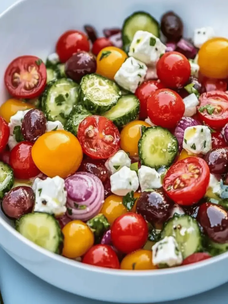 Mediteranischer Salat zum Grillen