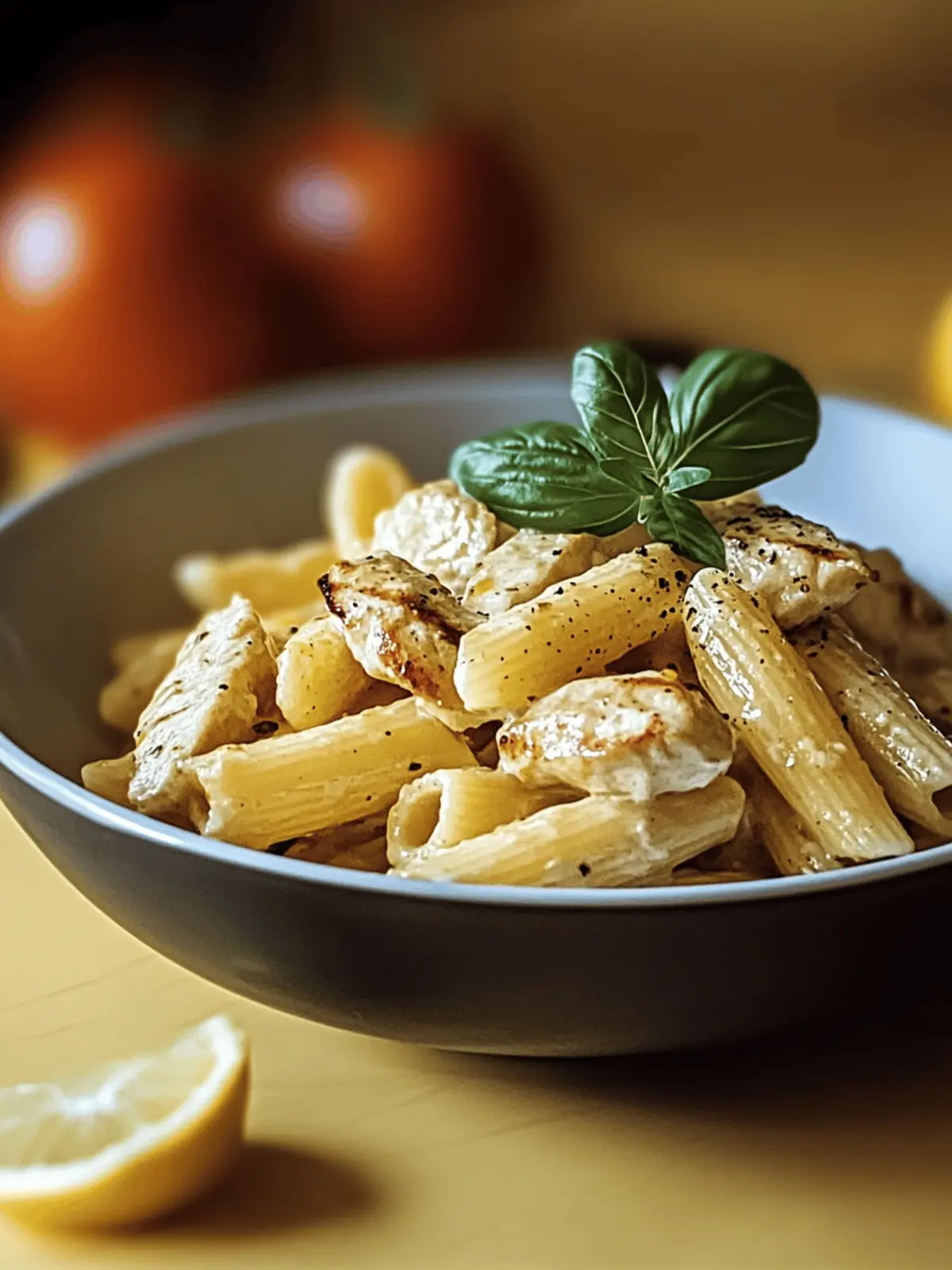 Honig-Pfeffer-Hähnchen-Pasta