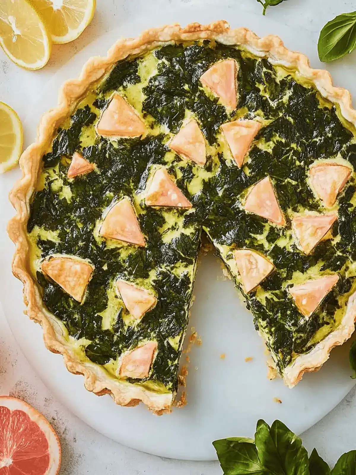 Lachs-Quiche
