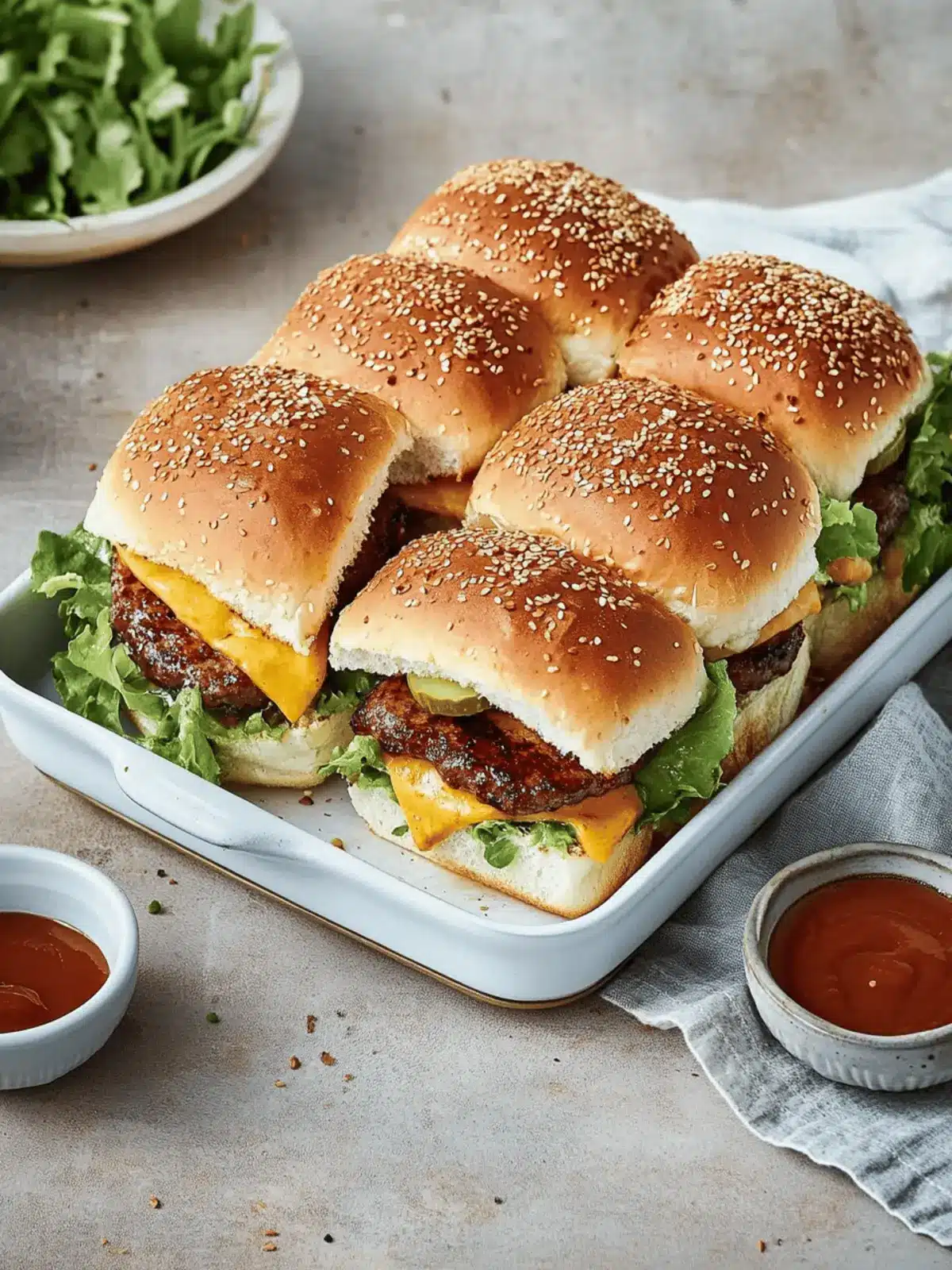 Low Carb Cheeseburger-Auflauf mit Hackfleisch