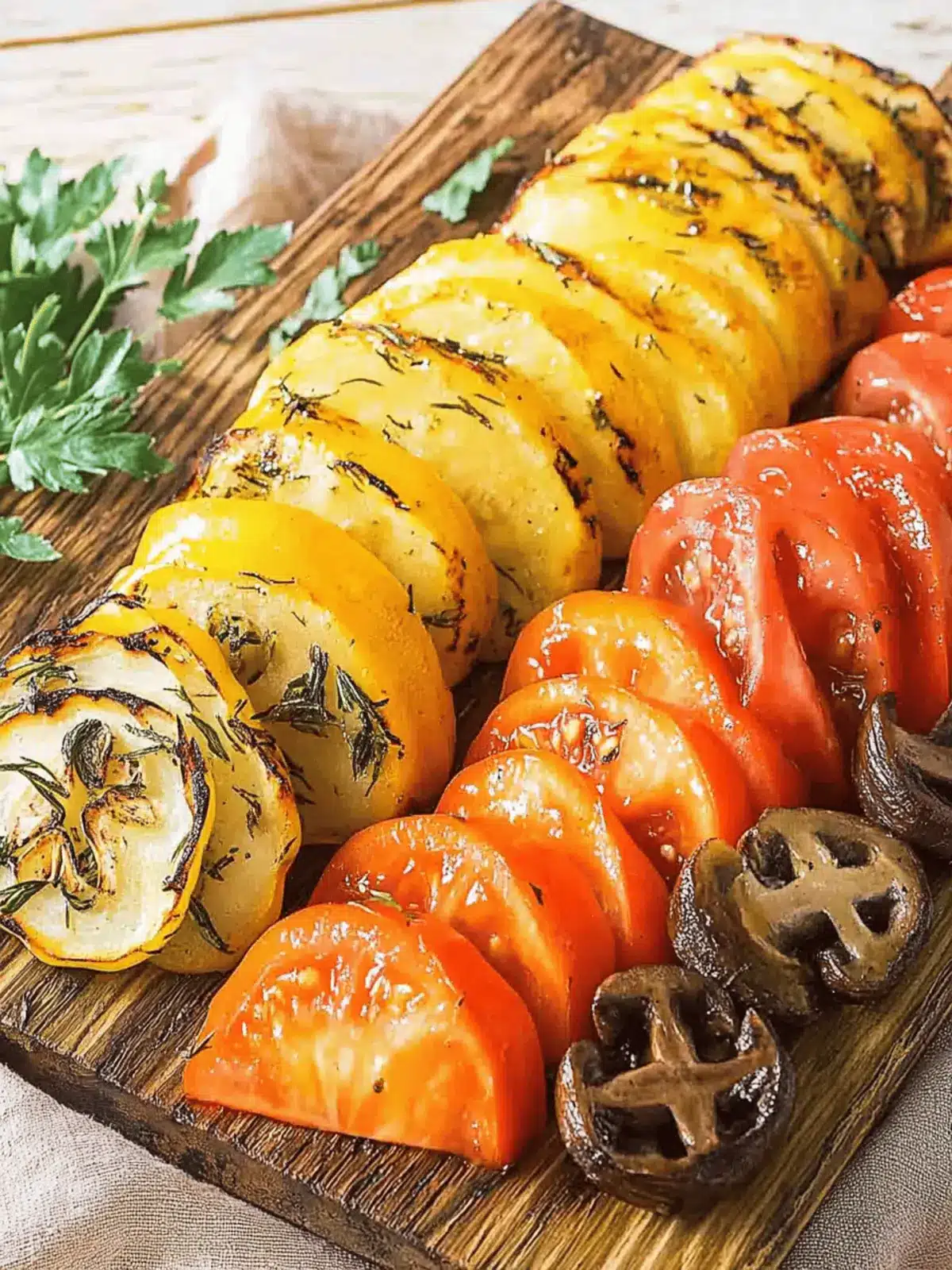 Antipasti Gemüse im Backofen