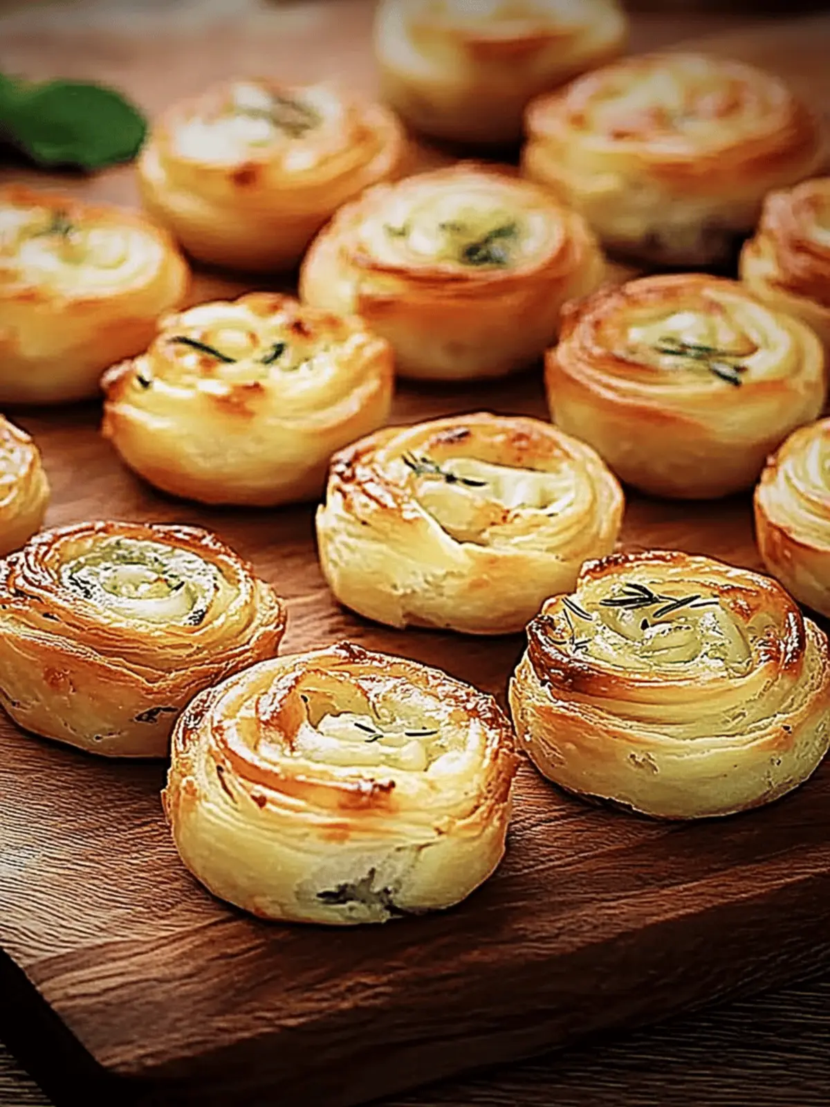 Blätterteig-Lachs-Schnecken