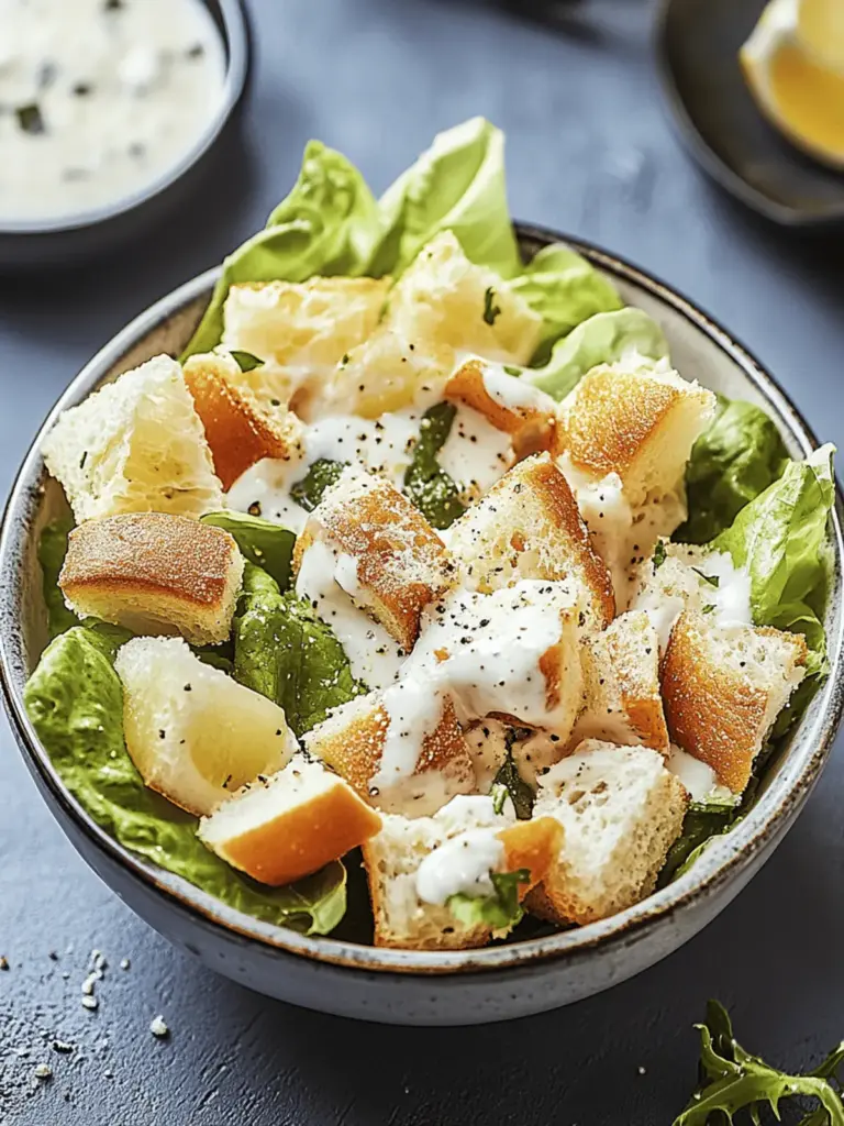 Knuspriger Caesar-Salat