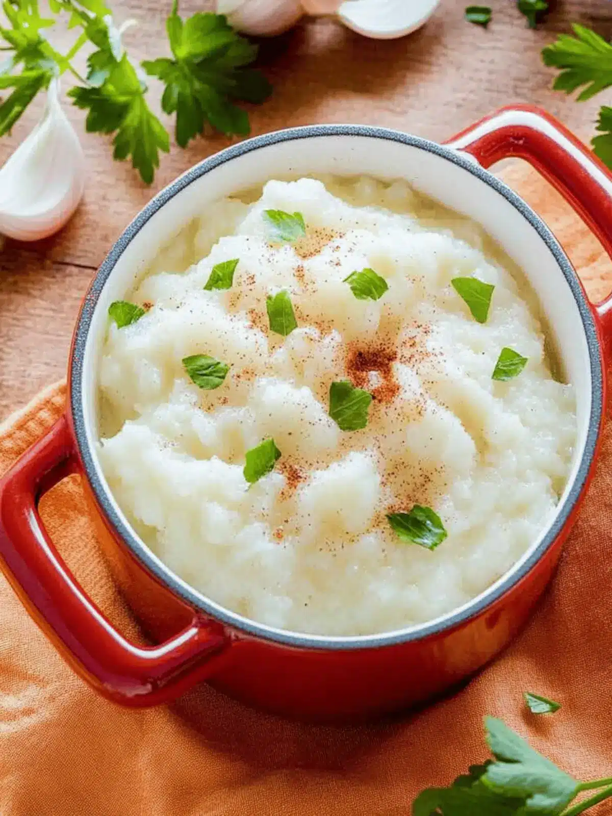 Niedrigkarb Selleriepüree