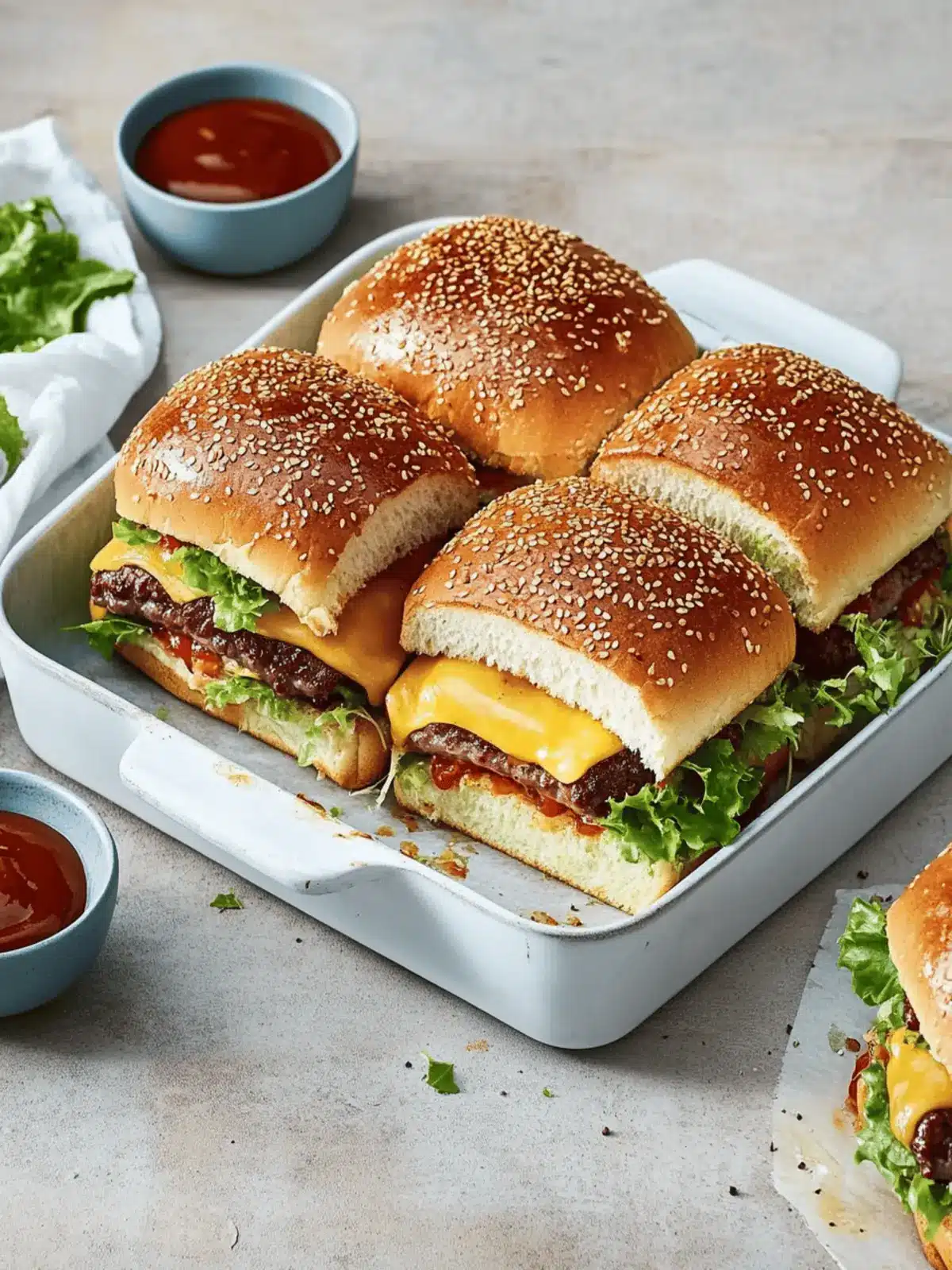 Low Carb Cheeseburger-Auflauf mit Hackfleisch