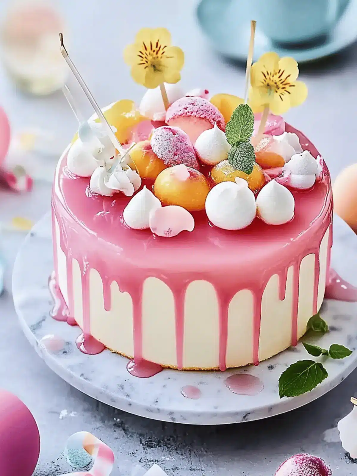 Tropfen Kuchen Geburtstag: Bunter Genuss für Feste 3 Tropfen Kuchen Geburtstag