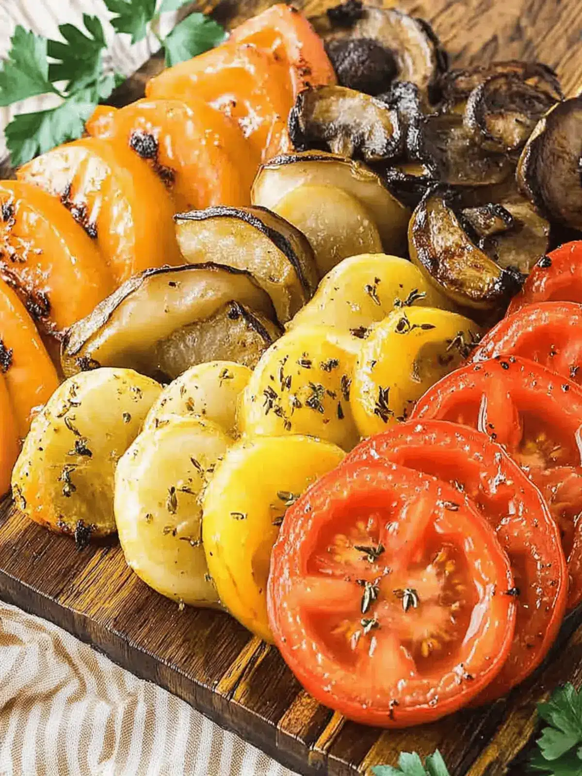 Antipasti Gemüse im Backofen