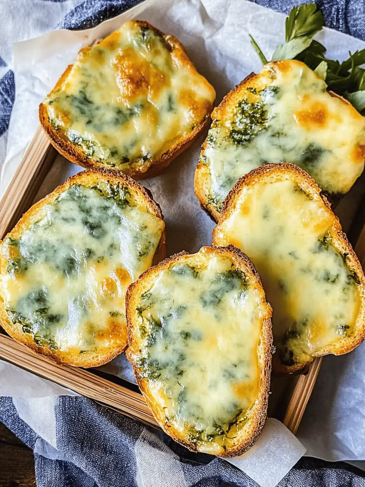 Käse Knoblauch Brot
