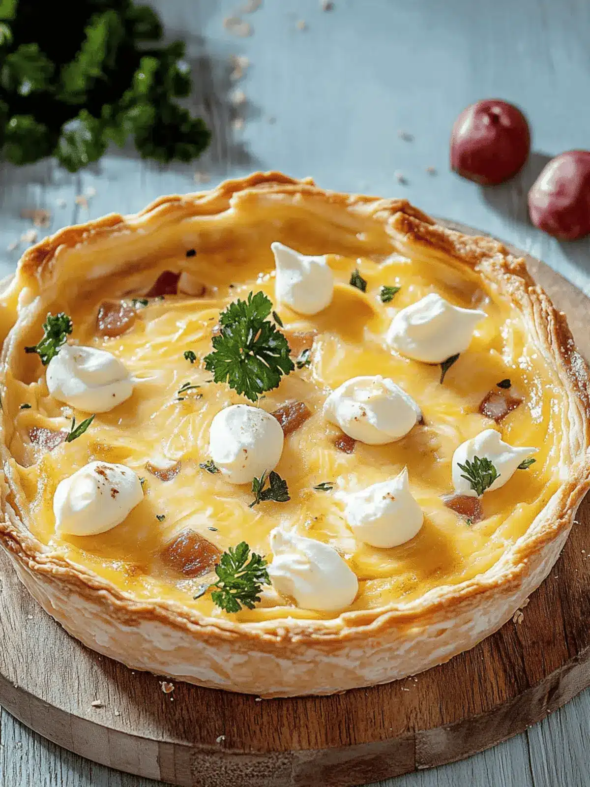 Kohlrabi-Quiche