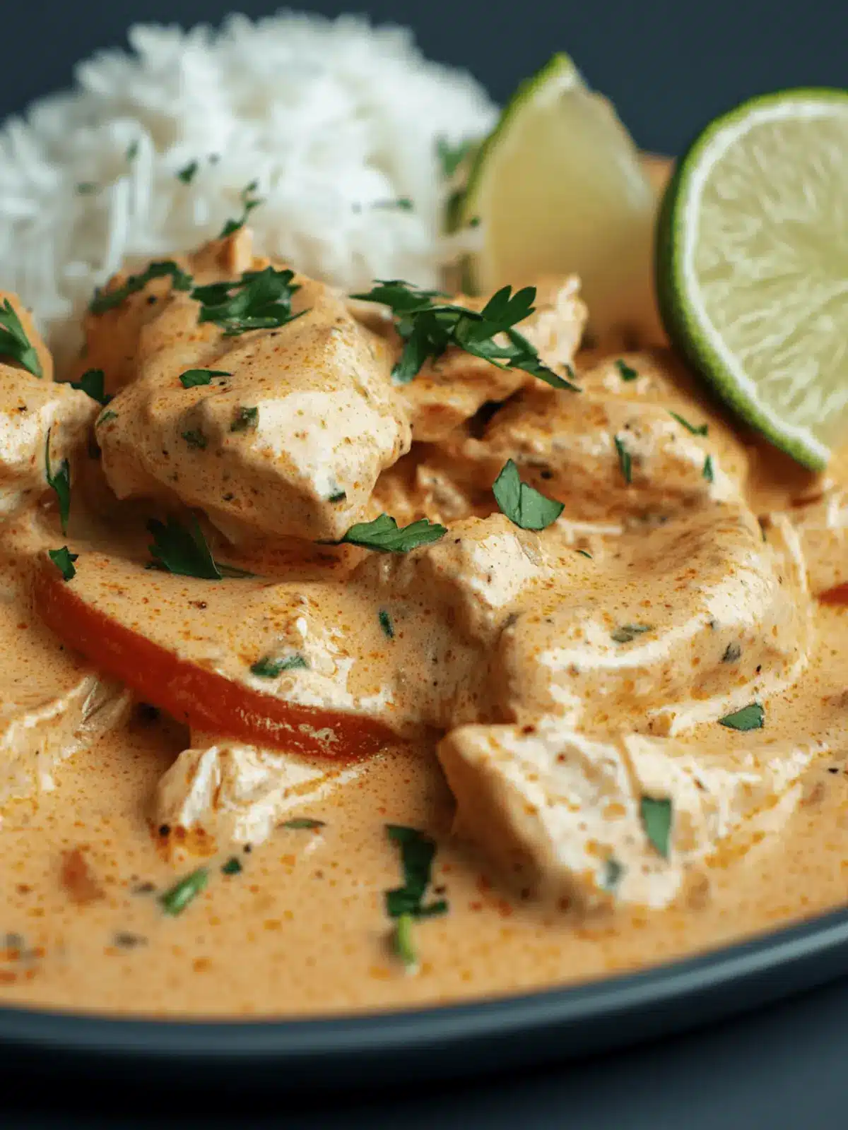 Einfaches Hähnchen Gyros in cremiger Schmand Soße 4 Simple chicken gyros in creamy sour cream sauce