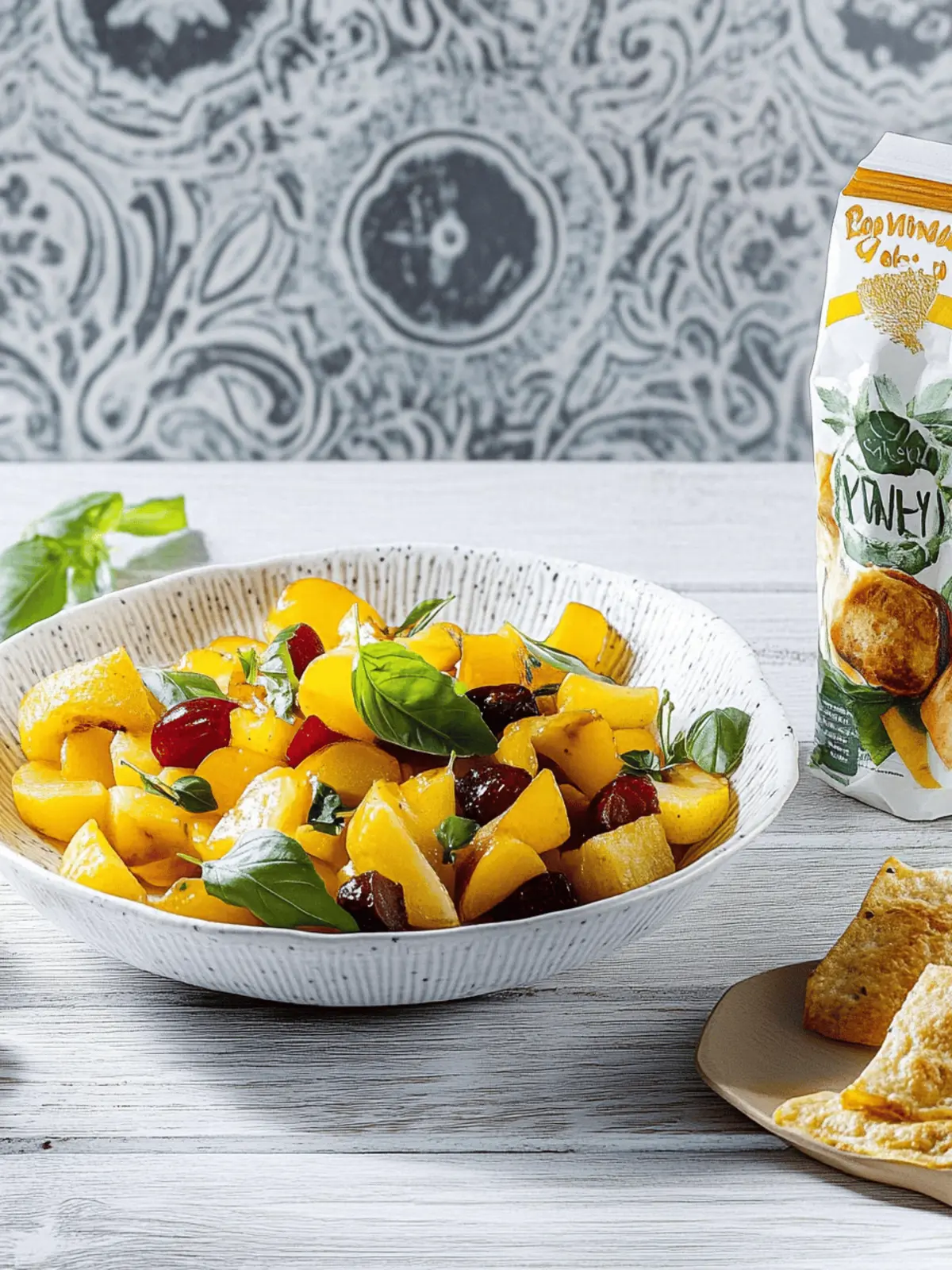 Herbst-Schüssel mit gebackenem Kürbis und Aprikosen 4 Herbst-Schüssel mit gebackenem Kürbis und Aprikosen