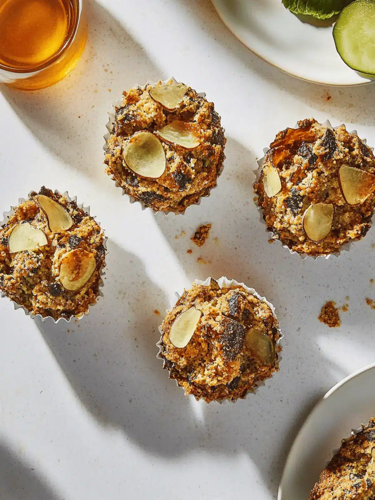Karottenkuchen-Frühstücksmuffins