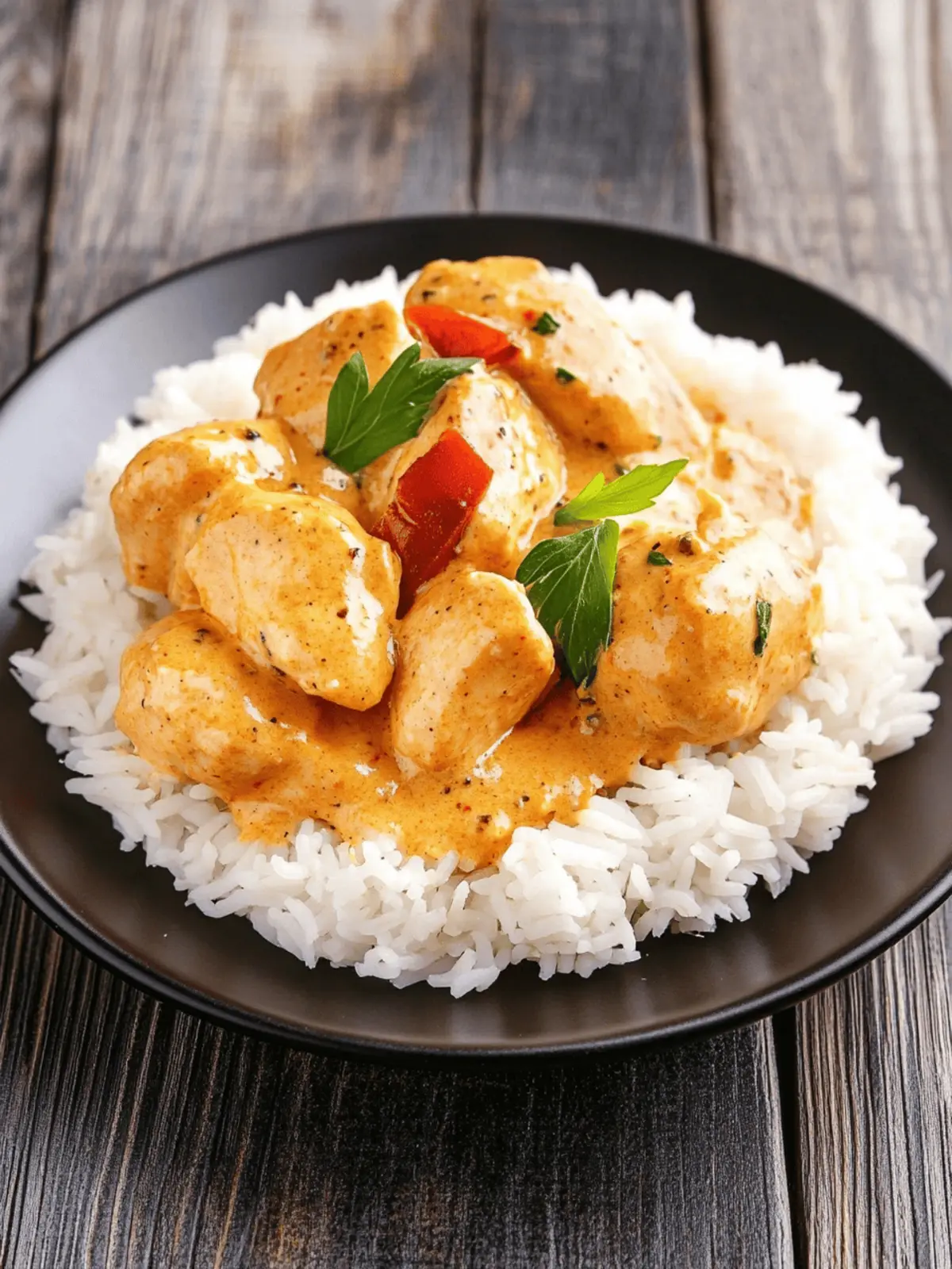 Creamy Herb Chicken with Basmati Rice enjoy