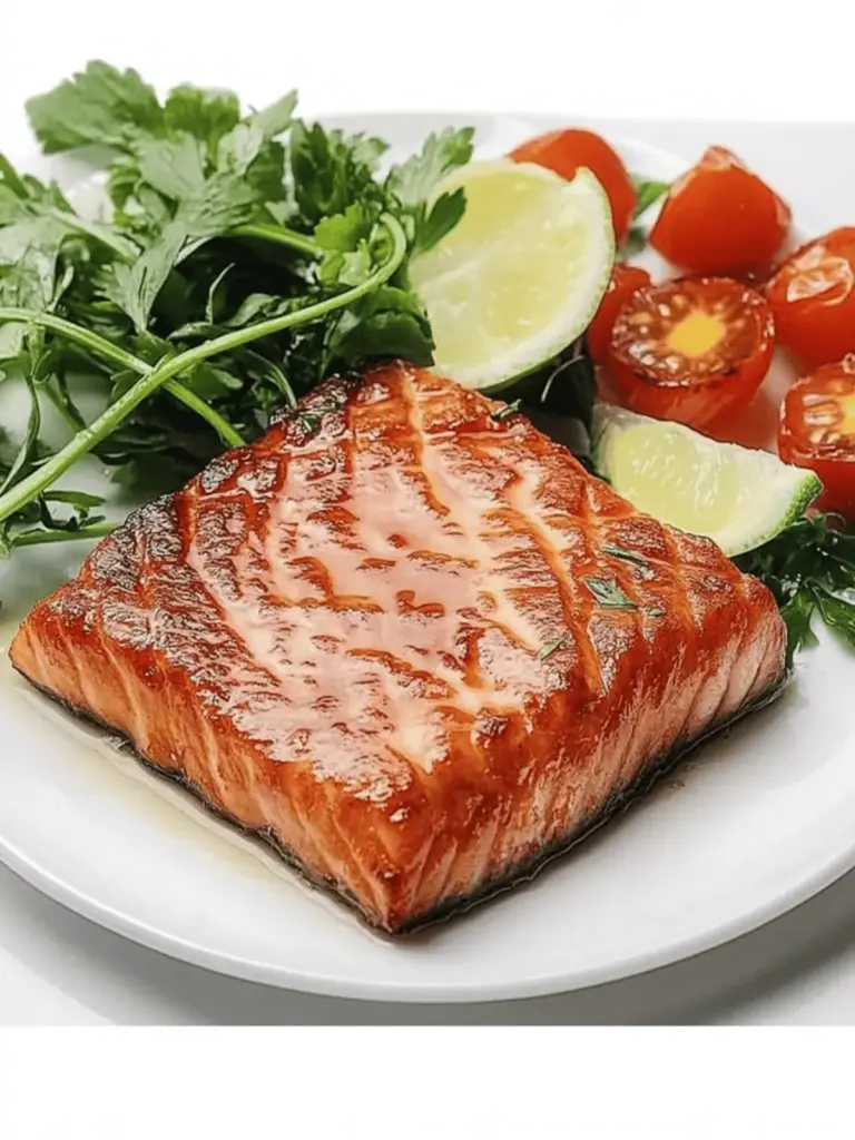Lachsfilet mit Honig-Senf-Glasur