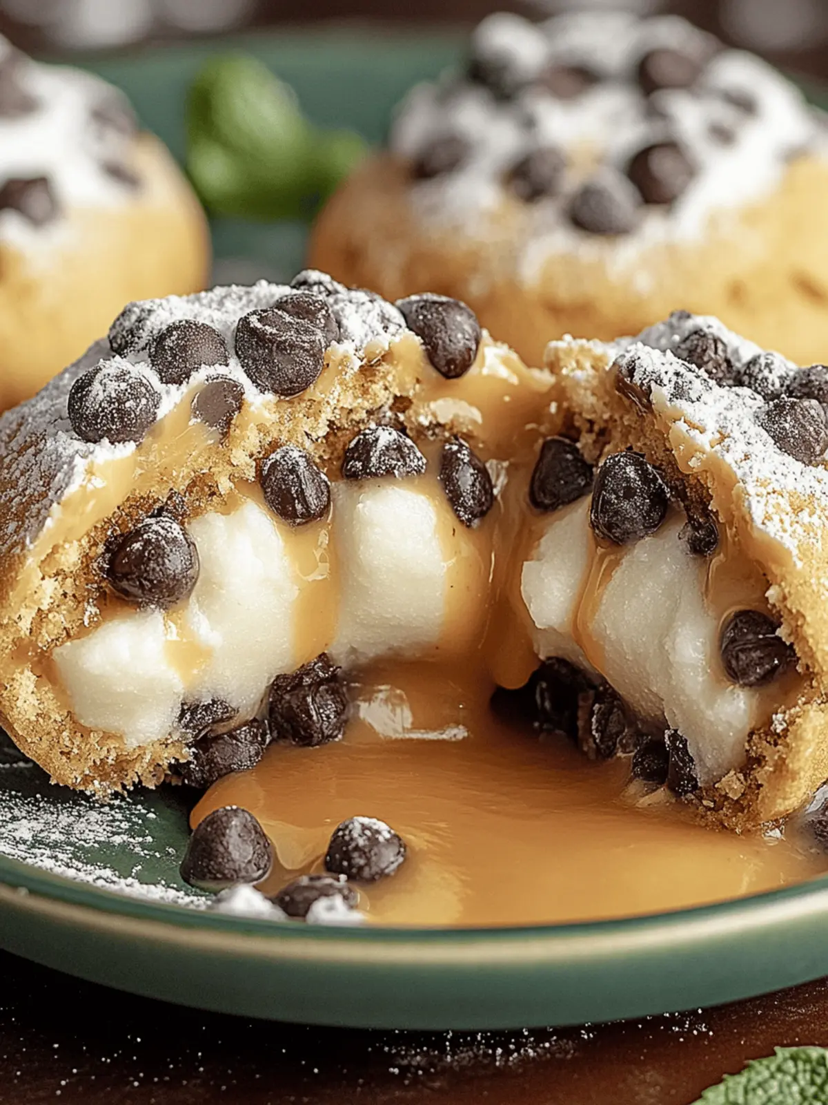 Käsekuchengefüllte Schokoladenkekse