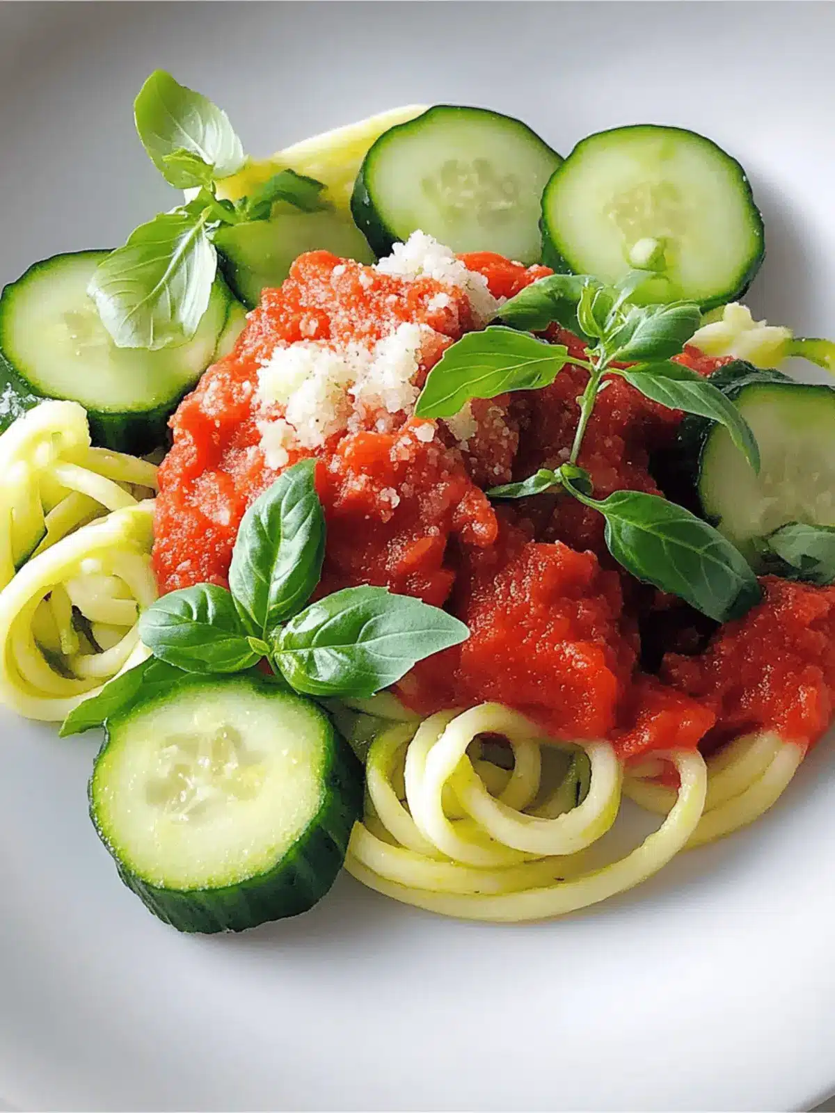 Cremige Zucchini-Tomaten-Pasta