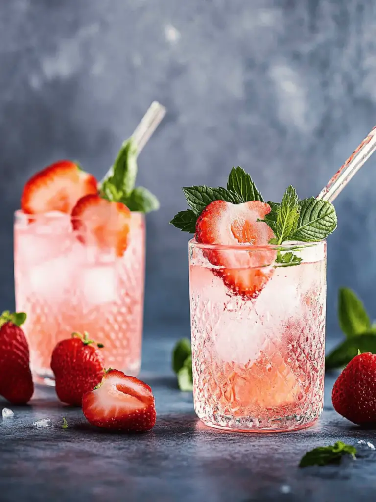 Erdbeer-Mojito Cocktail