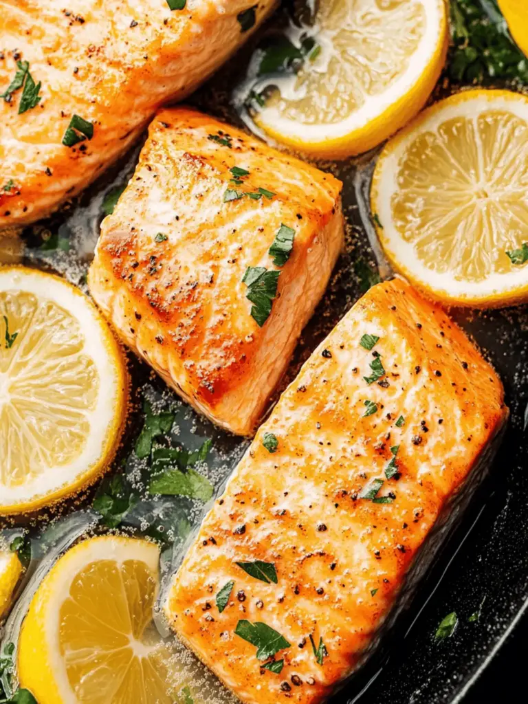 Knoblauchbutterlachs