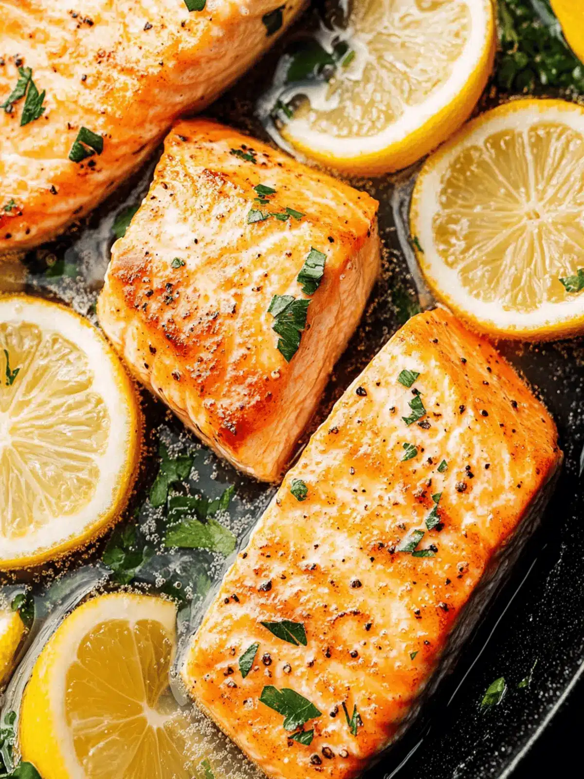 Knoblauchbutterlachs