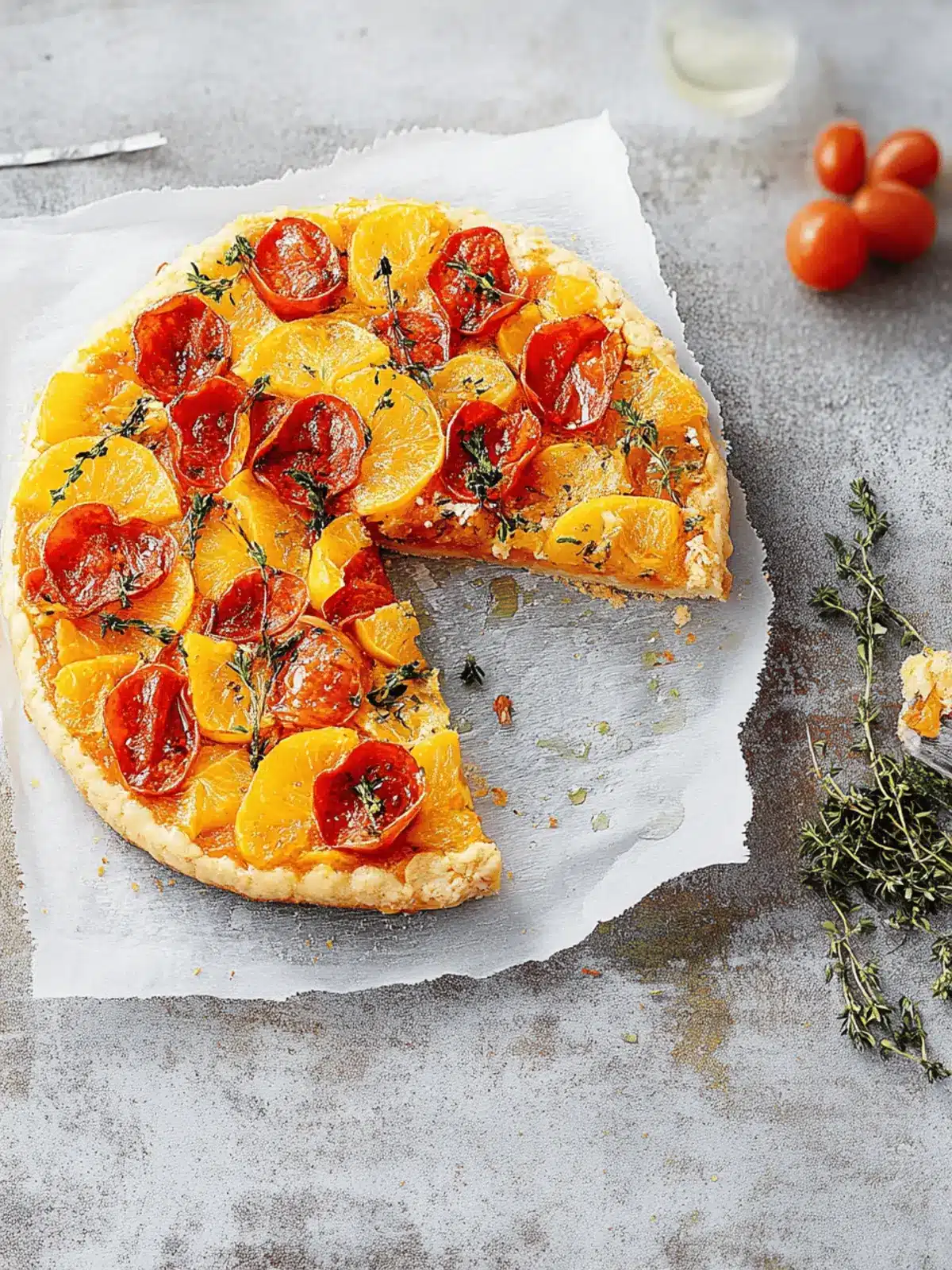 Tomaten Tarte Tatin: Schnell und Einfach Genießen 4 Tomaten Tarte Tatin