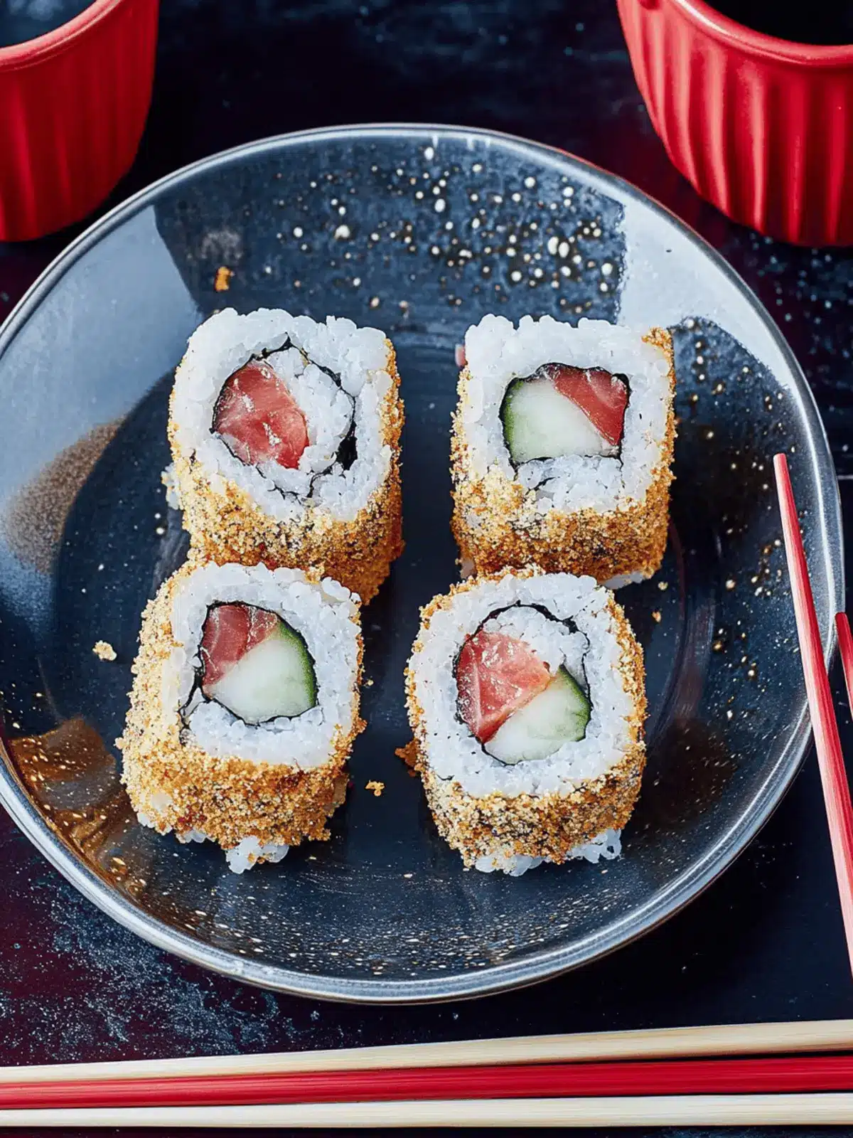 Frittiertes Sushi mit Tempurateig: Knuspriger Genuss 3 Frittiertes Sushi mit Tempurateig