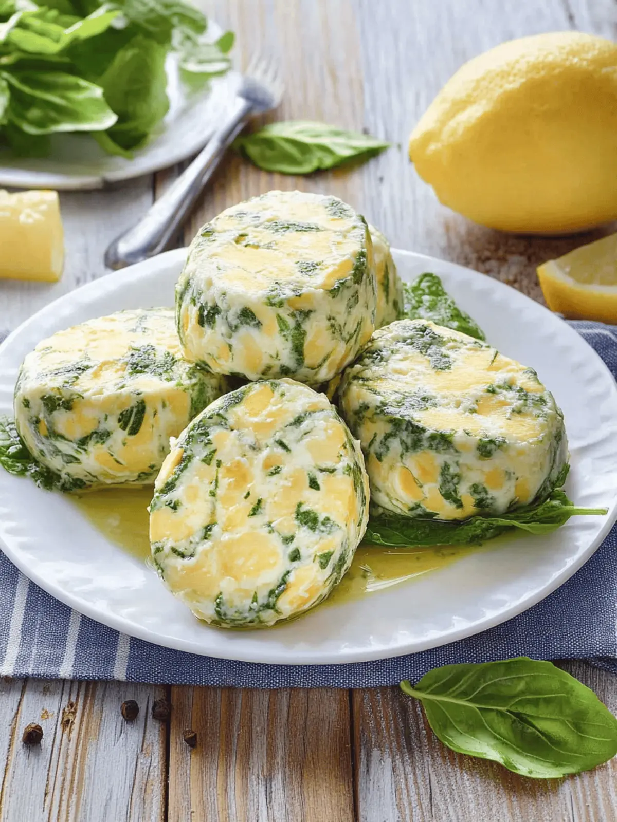 Spinatknödel als Hauptgericht