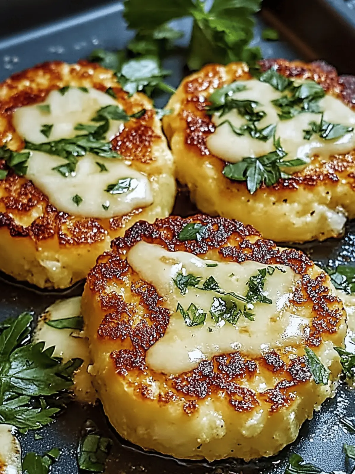 Mozzarella-Blumenkohlsteaks