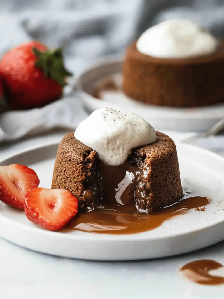 5-Zutaten Nutella Lava Kuchen