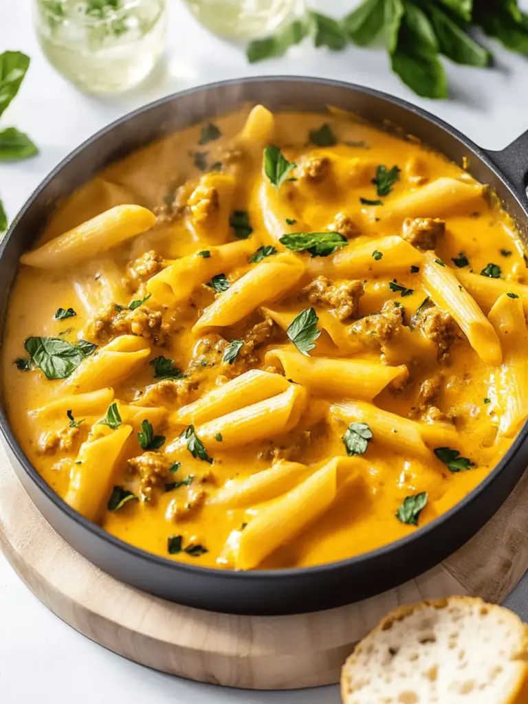Cremige Kürbisnudeln Rezept