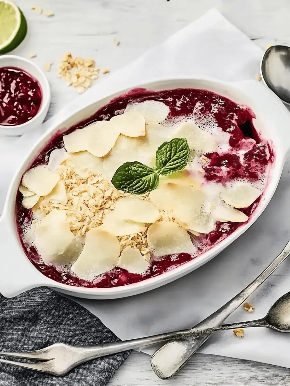 Milchreis Auflauf mit Kirschen und Mandeln 4 Milchreis Auflauf