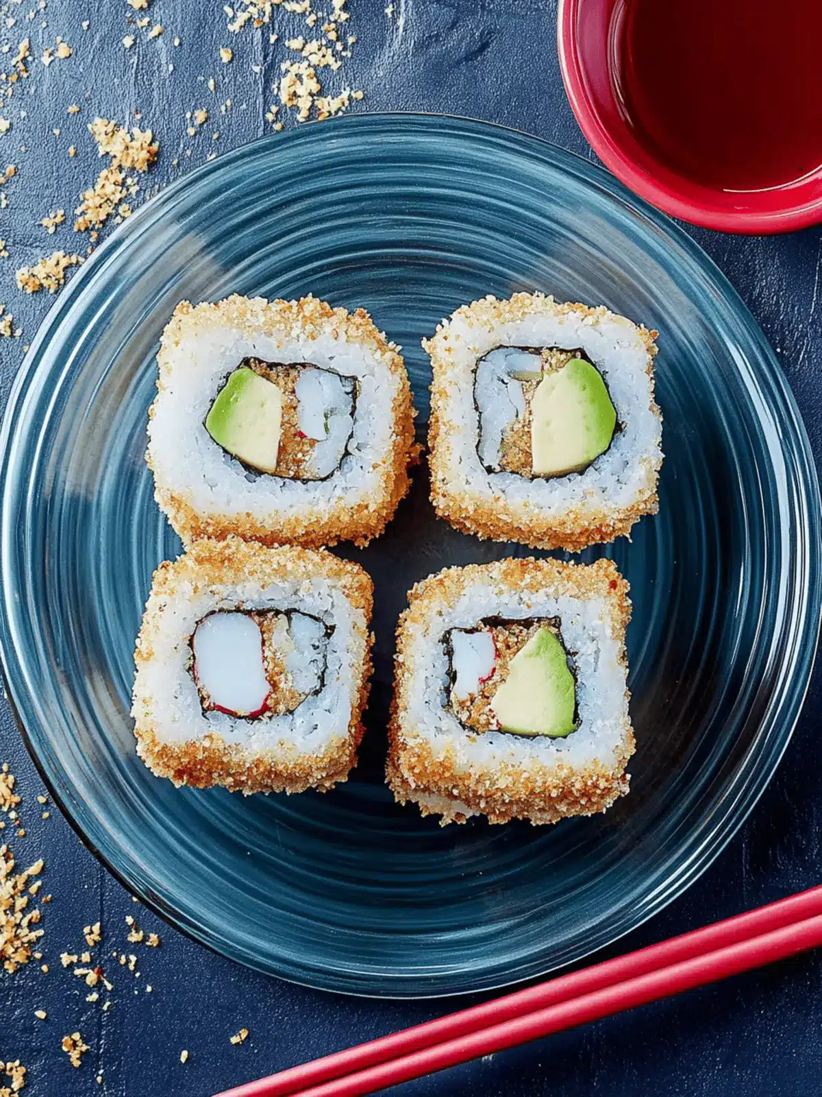 Frittiertes Sushi mit Tempurateig: Knuspriger Genuss 2 Frittiertes Sushi mit Tempurateig