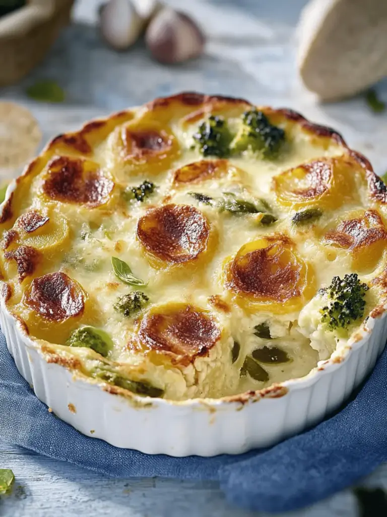 Kartoffel-Rosenkohl-Auflauf mit Schinken à la Lene