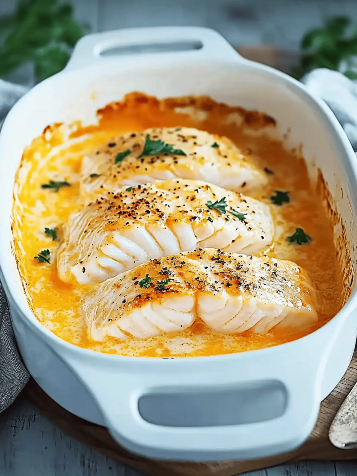 Lachs Sahne Gratin