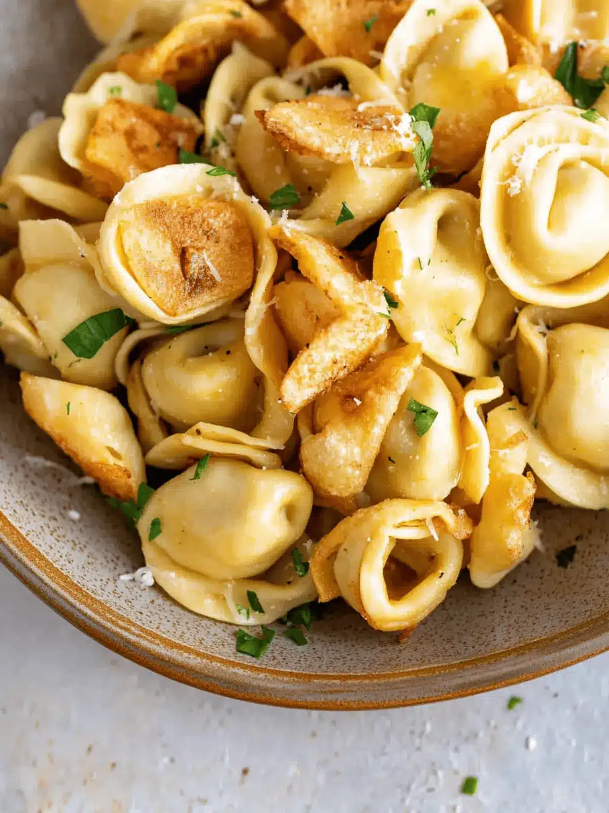 Luftfritteuse Tortellini