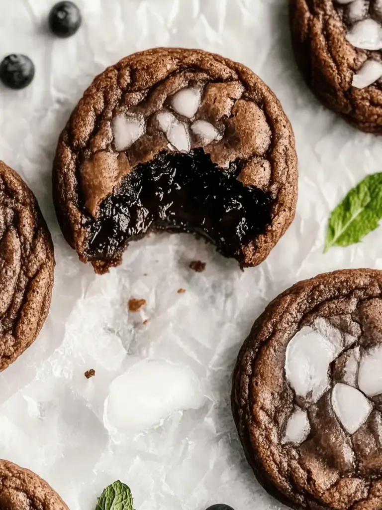 Fudgy Schokoladenbrownie-Kekse