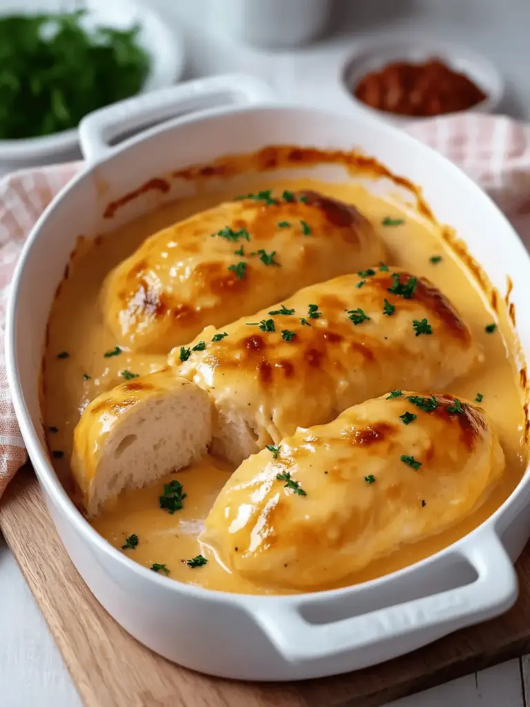 Hähnchenbrust in Frischkäse-Sauce