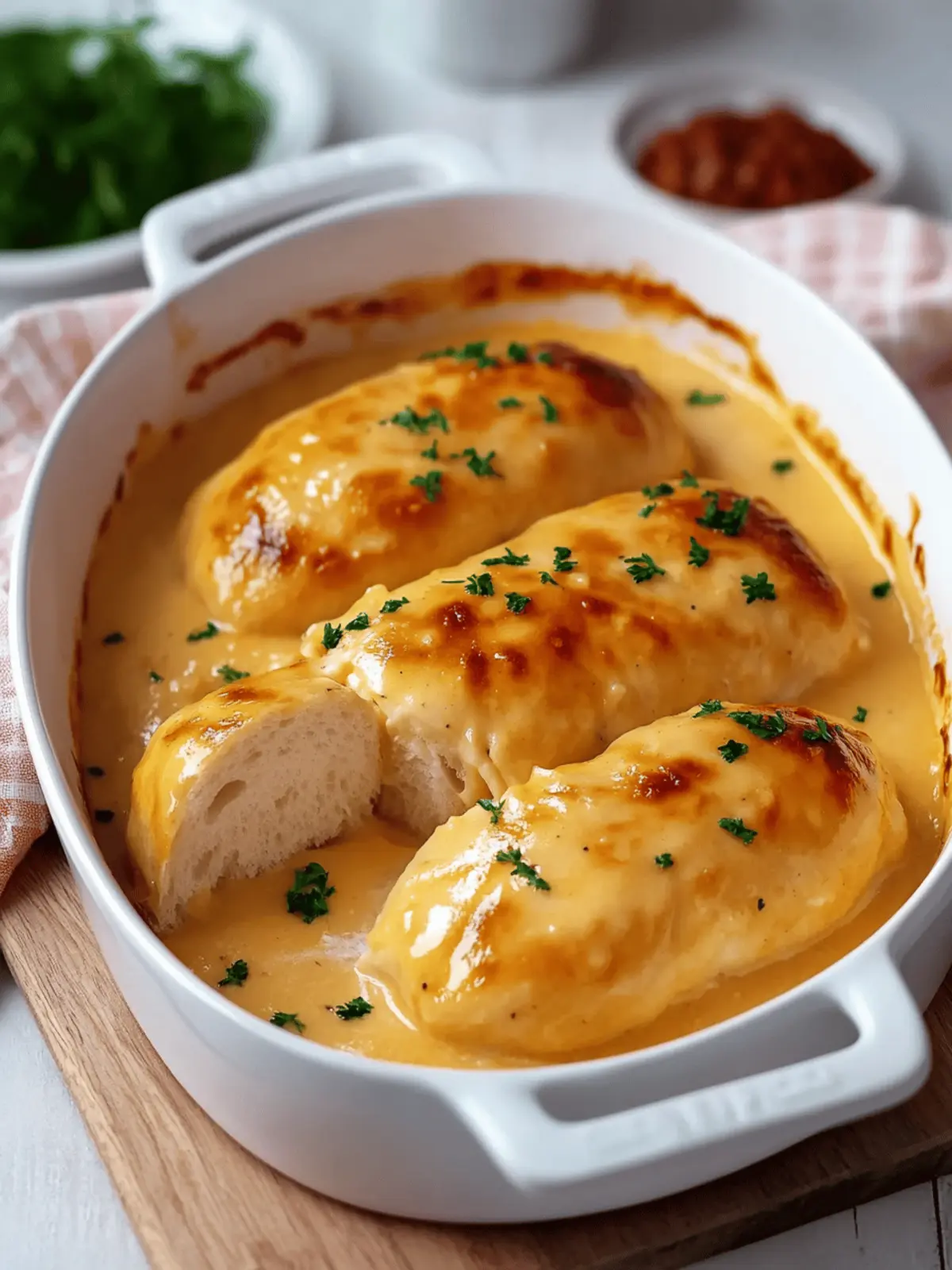Hähnchenbrust in Frischkäse-Sauce