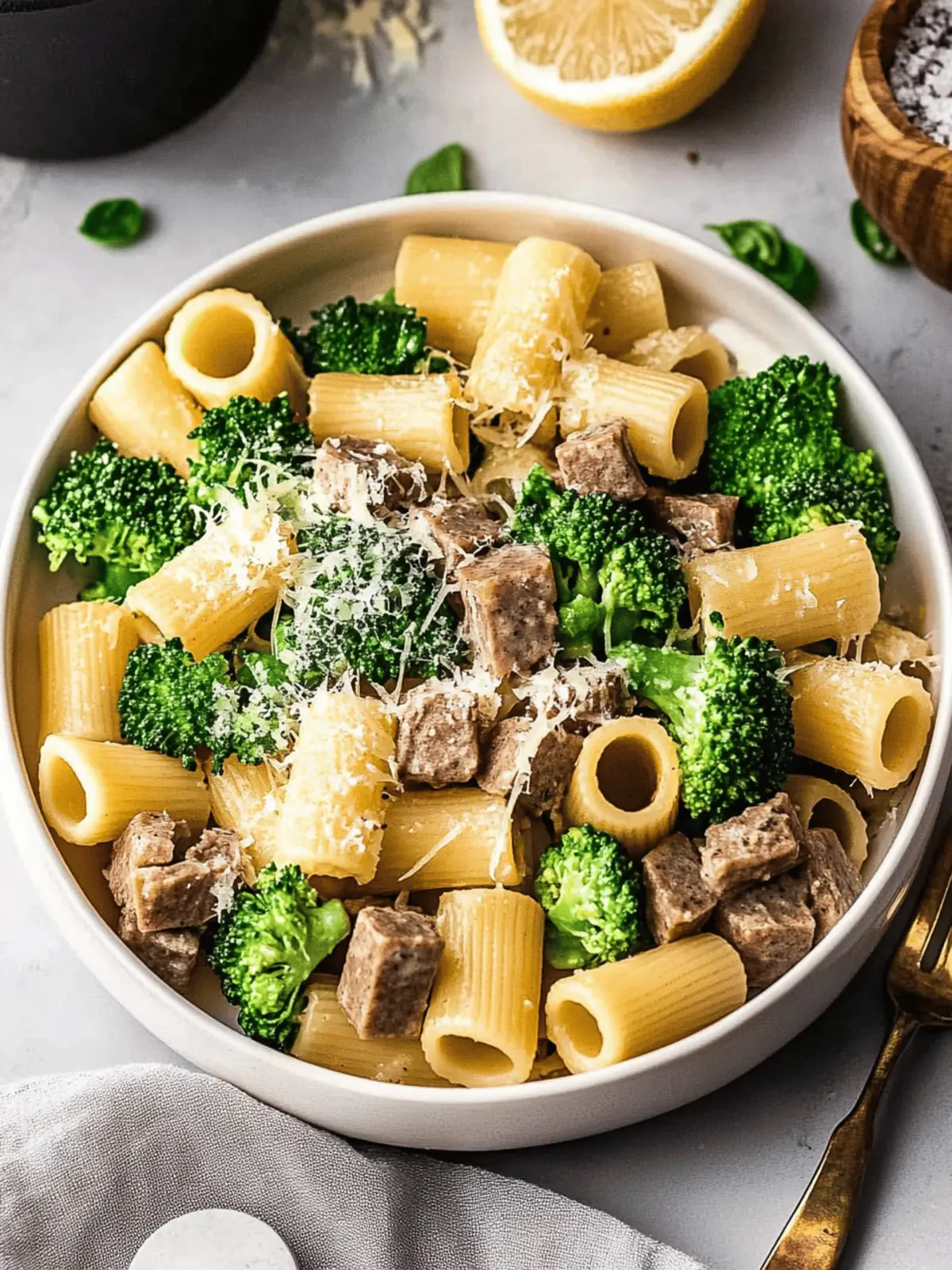 Vegane Pilz-Brokkoli-Pasta