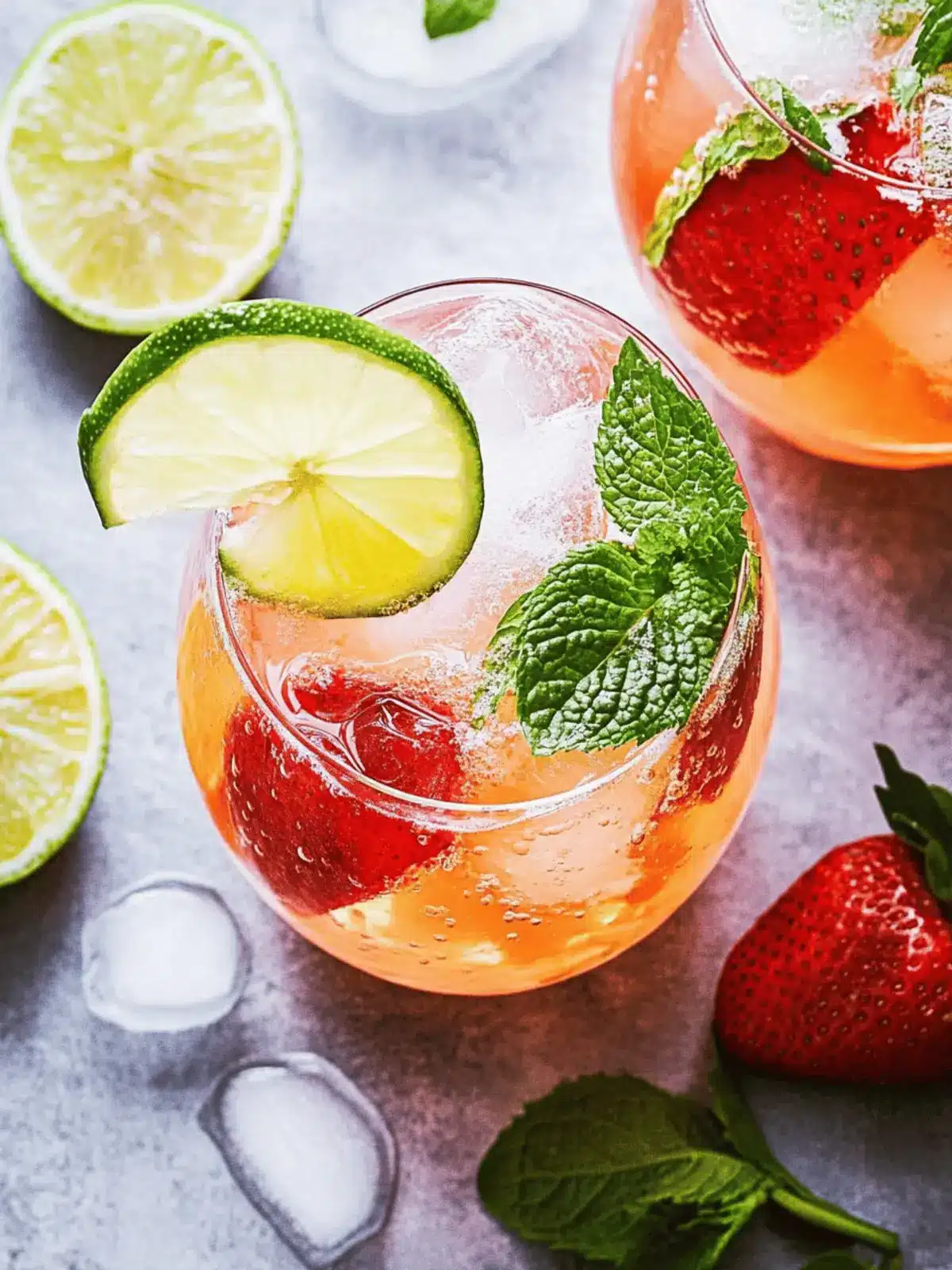 Erdbeer-Limetten-Wodka-Zerschmettern für heiße Tage 3 Erdbeer-Limetten-Wodka-Zerschmettern