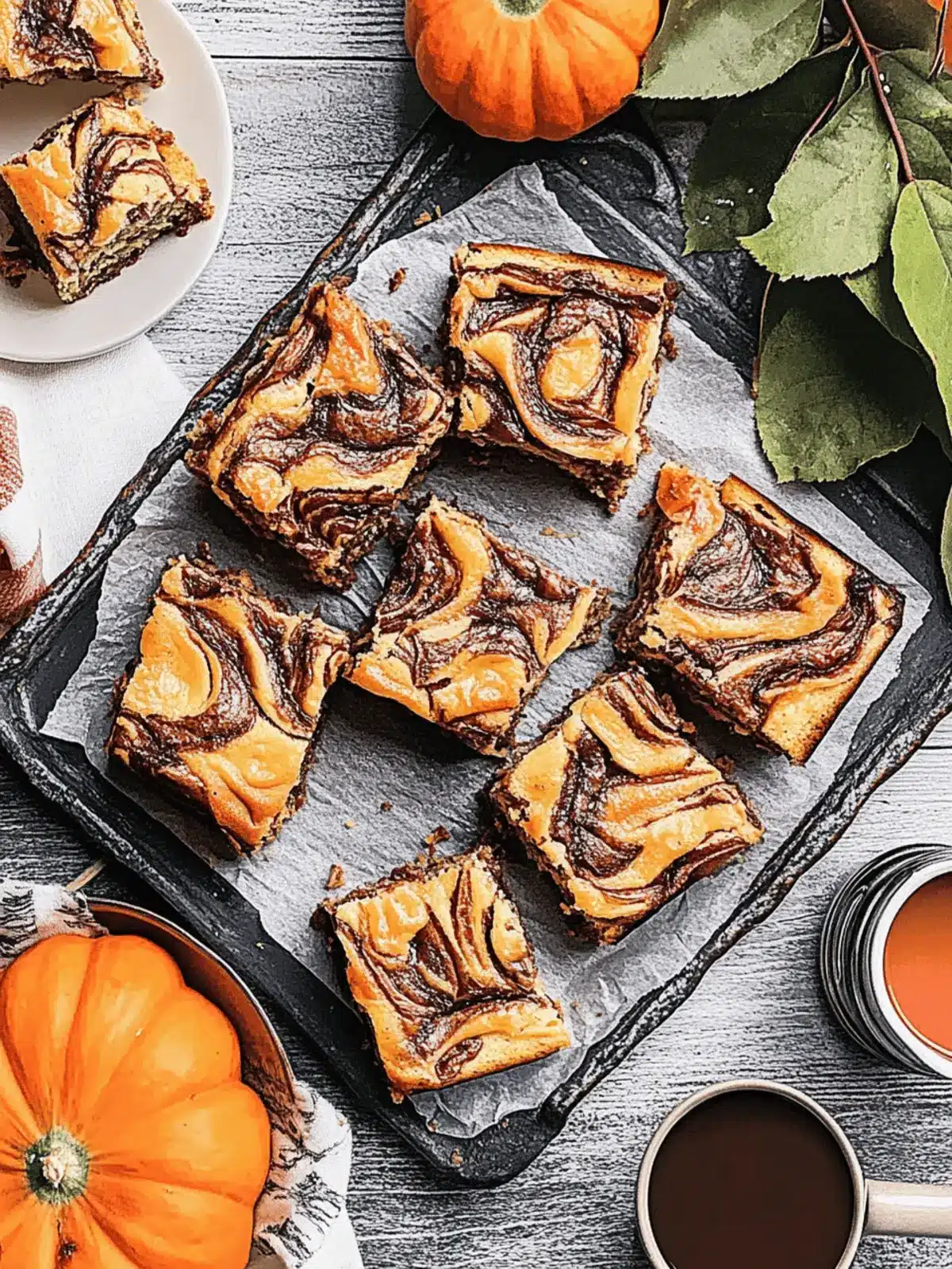 Kürbis Cheesecake Brownies für den perfekten Herbst 2 Kürbis Cheesecake Brownies für den perfekten Herbst