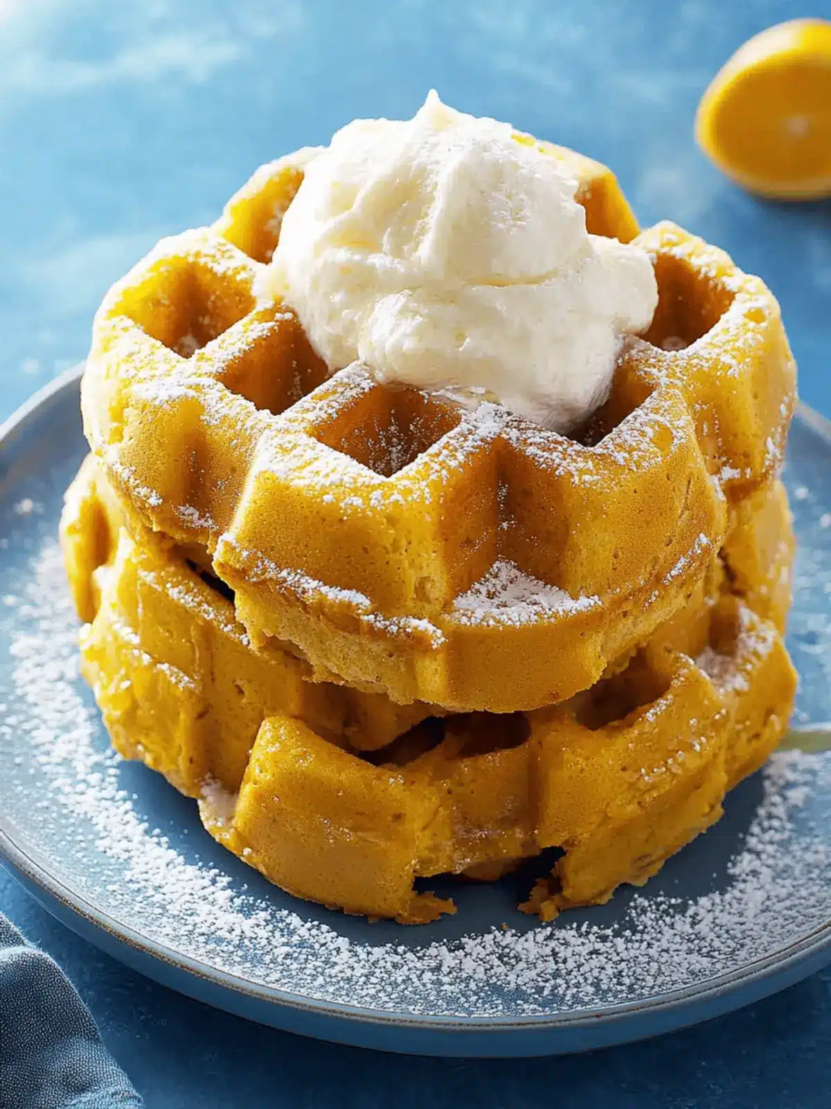 Kürbis Waffeln für den perfekten Herbstmorgen 3 Kürbis Waffeln