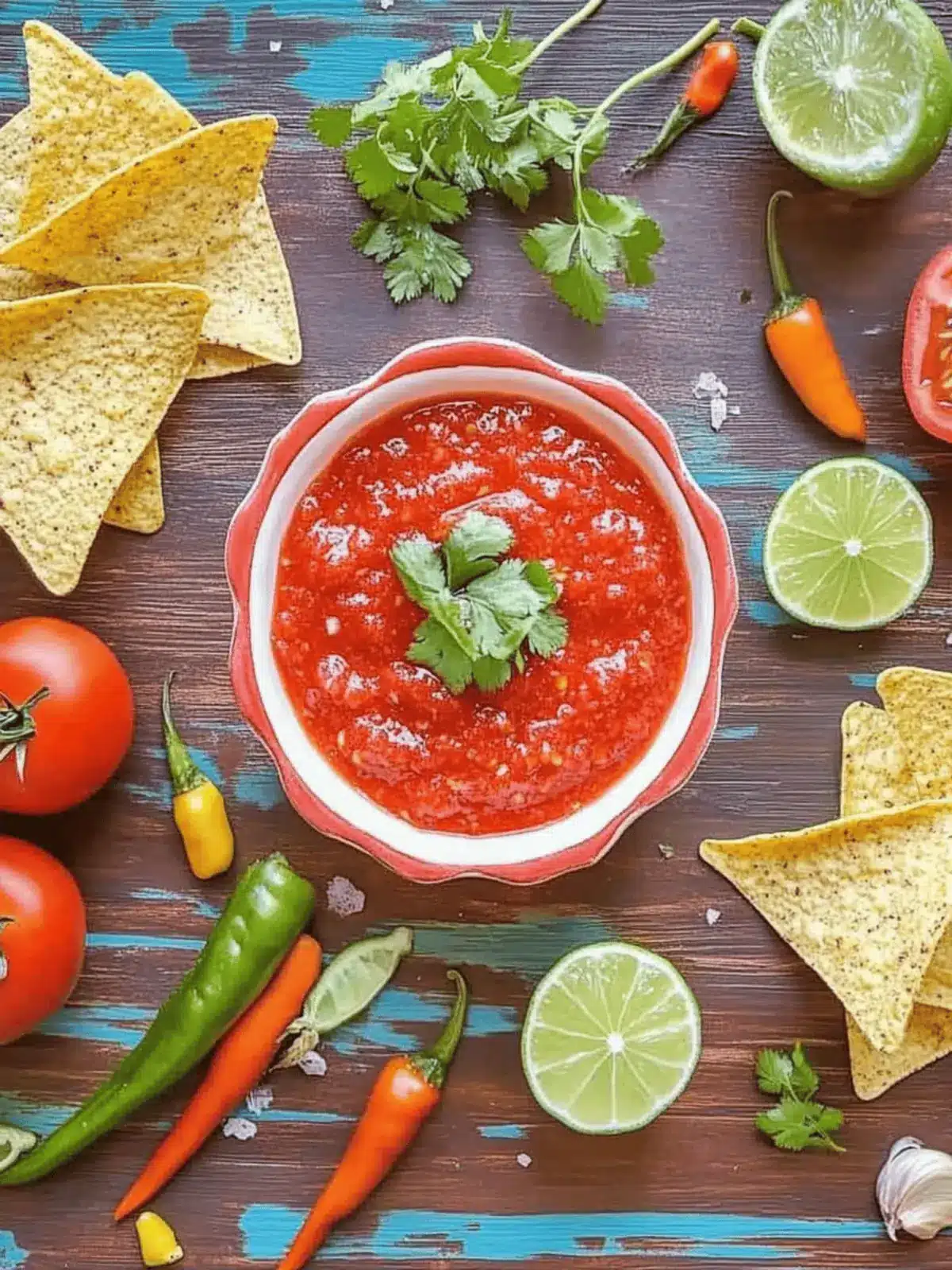 Salsa-Rezept mit frischem Gemüse