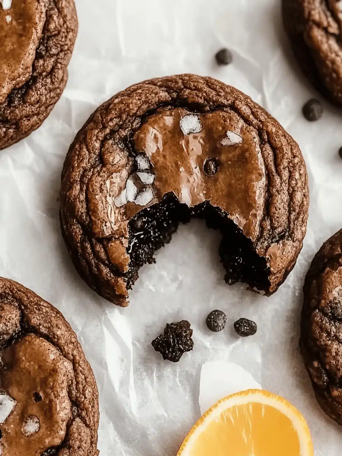 Fudgy Schokoladenbrownie-Kekse