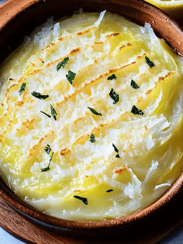 Baked mashed potatoes with parmesan & garlic