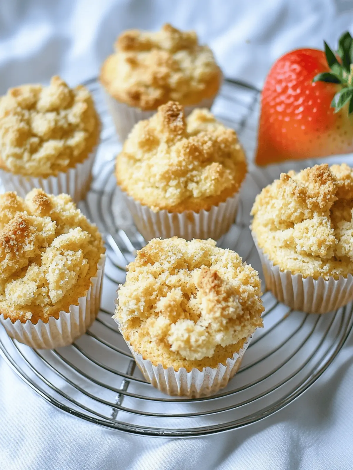 Apfel-Muffins mit knusprigen Streuseln