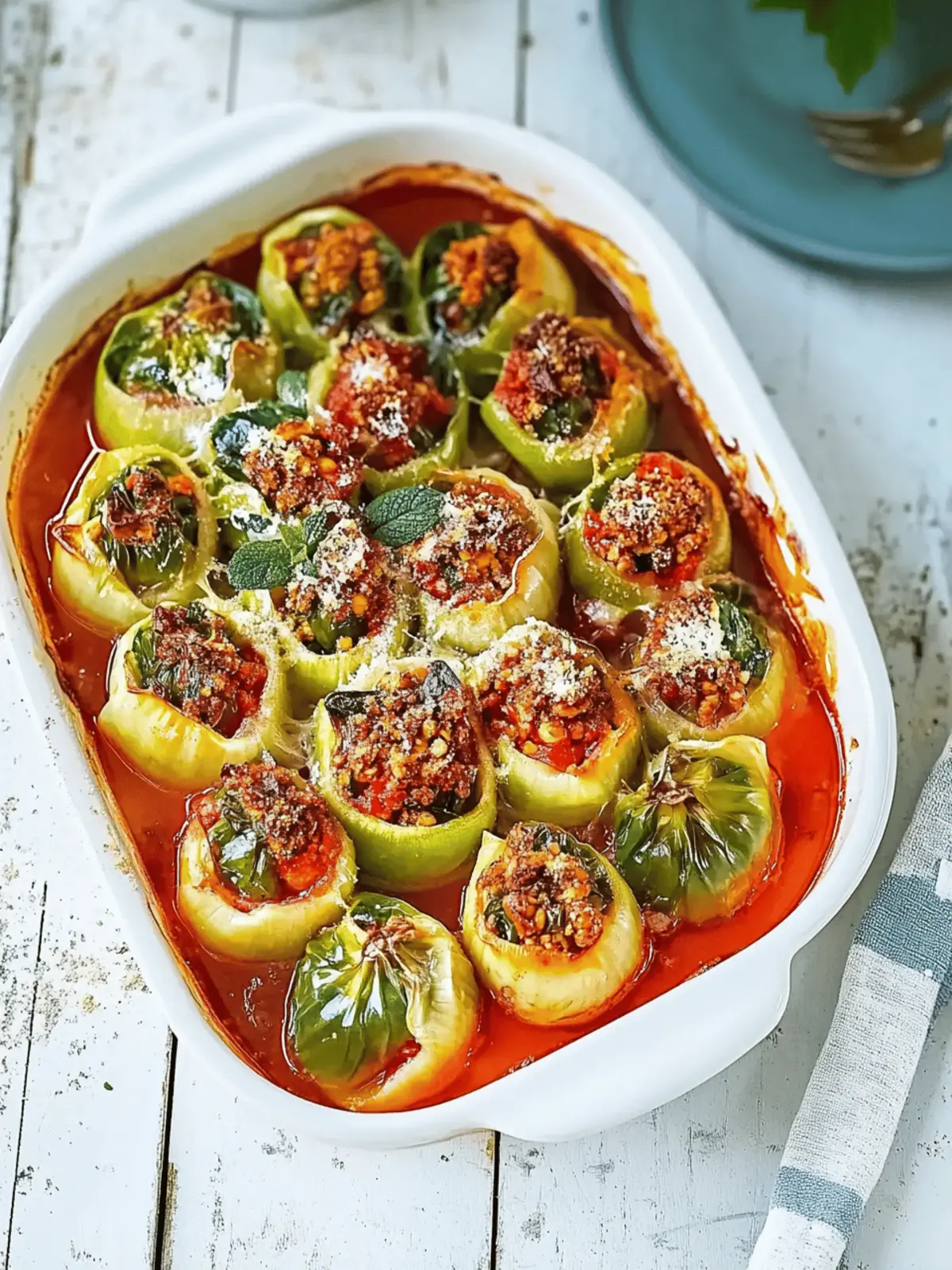 Zucchini-Hack-Röllchen in Tomatensoße leicht gemacht 4 Zucchini-Hack-Röllchen in Tomatensoße