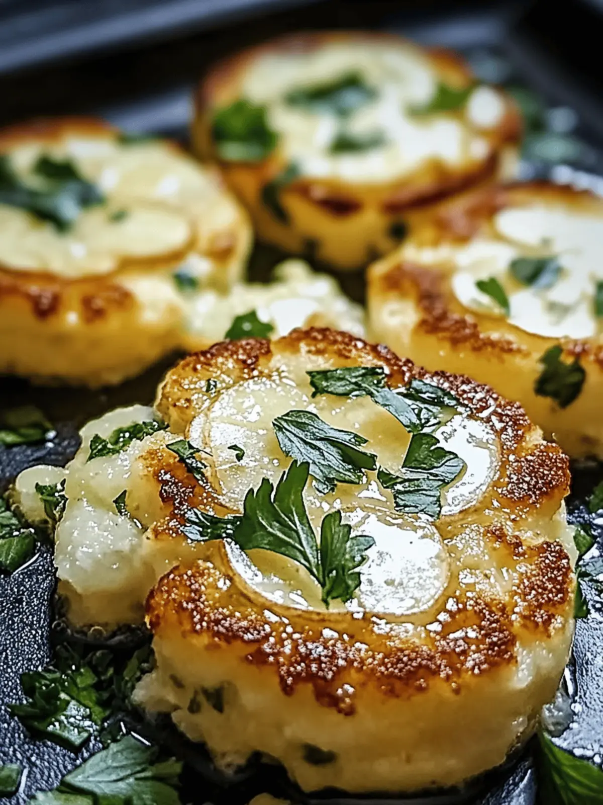 Mozzarella-Blumenkohlsteaks