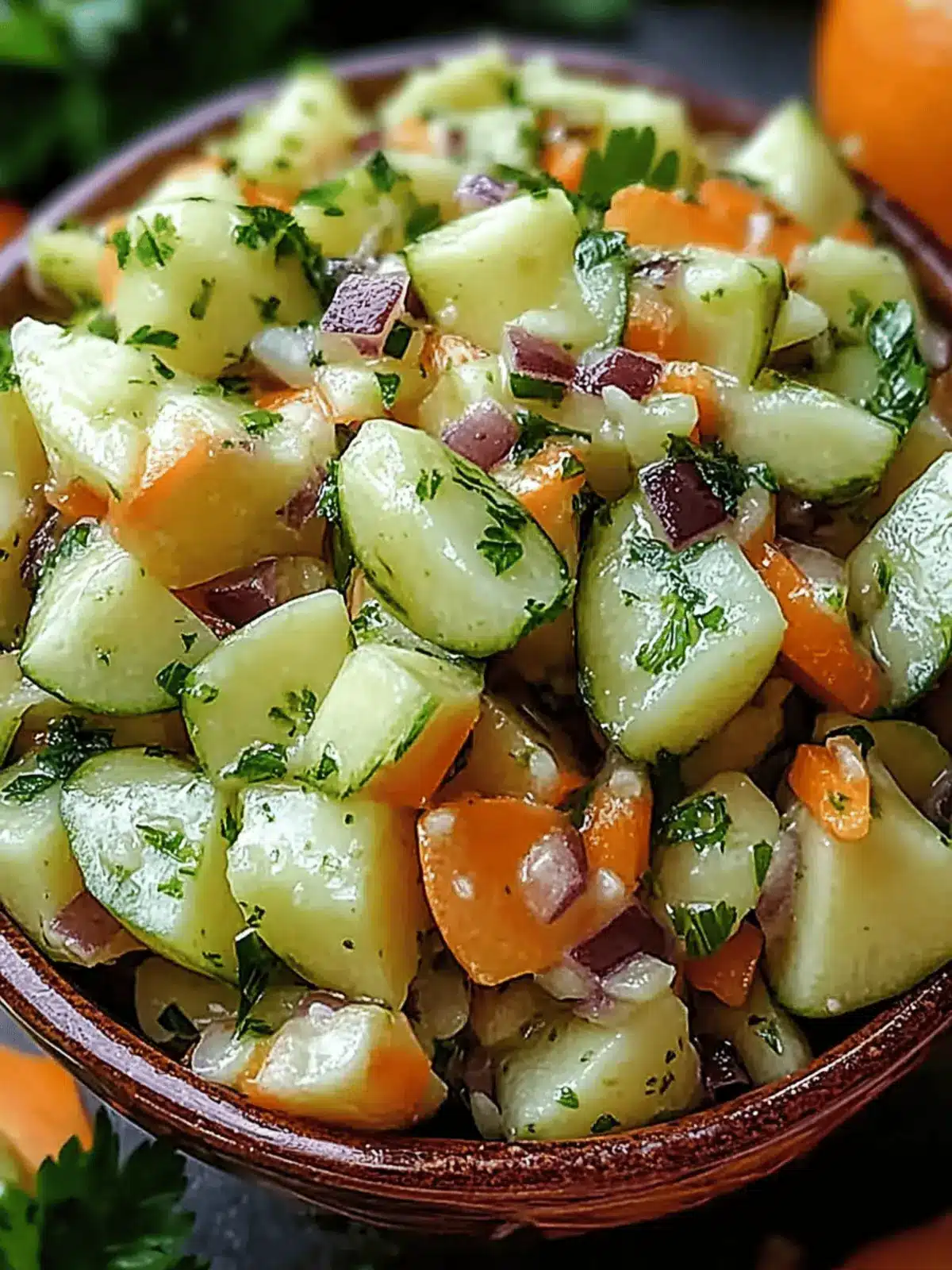 Herbst-Apfelsalat