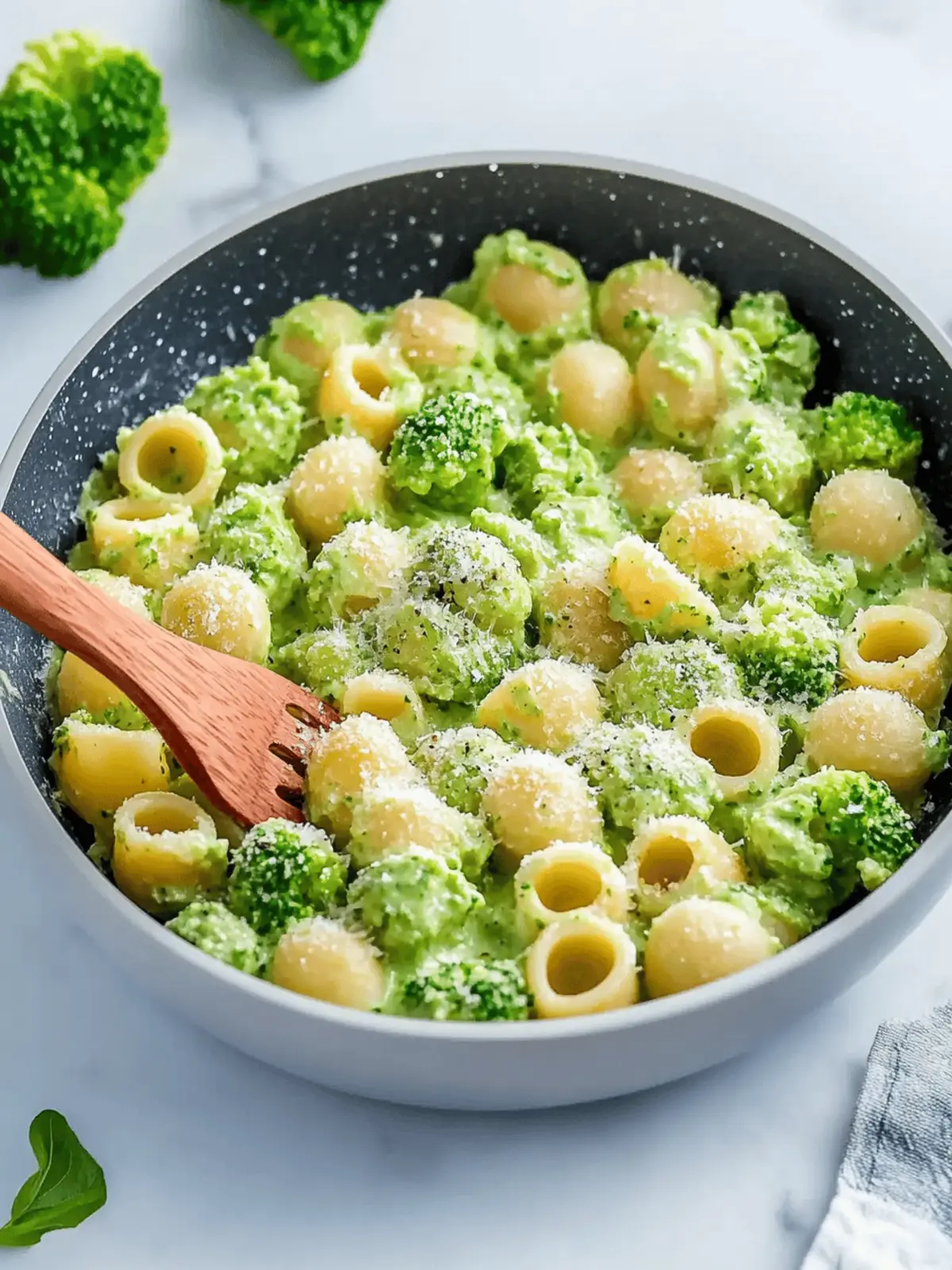 Licht und gesund Brokkoli Pasta