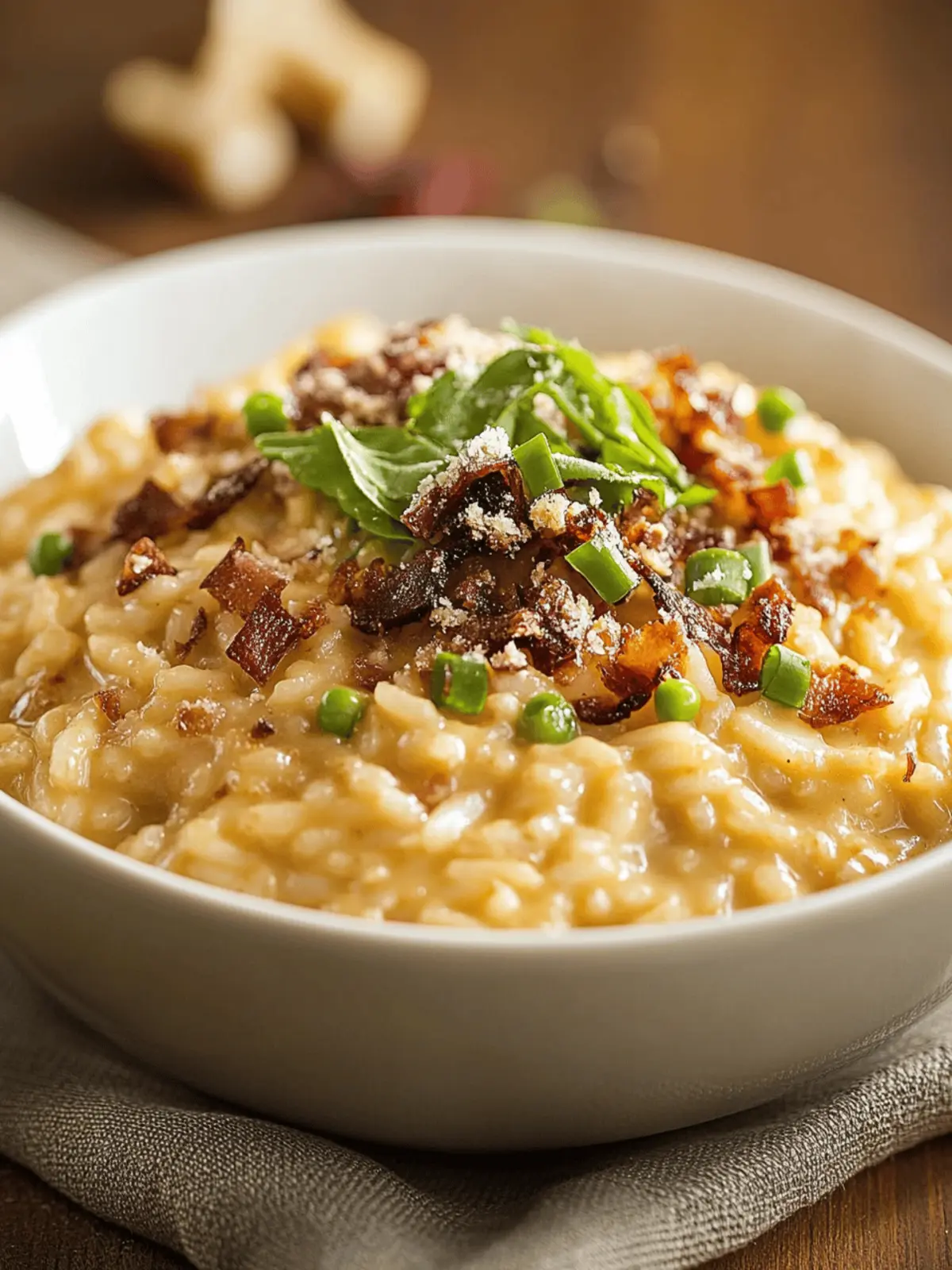 Unglaubliches Ultimatives Kürbisrisotto mit Speck & Parmesan